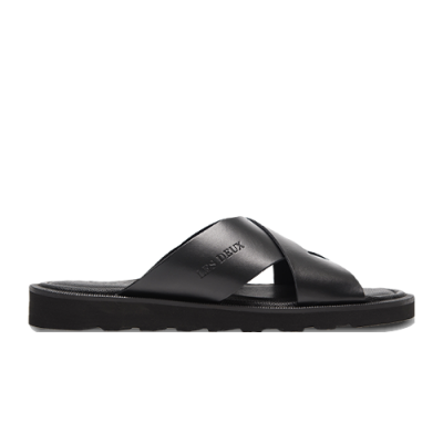 Šlepetės Vyrams Les Deux Larry Leather Sandal LDM840001-100100 Juoda