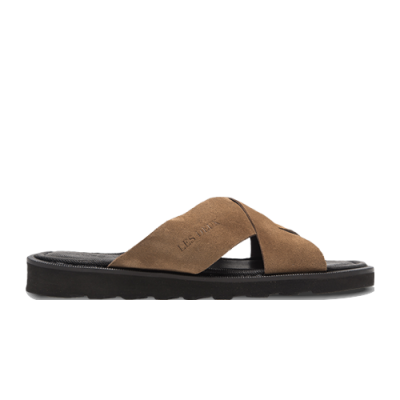 Šlepetės Vyrams Les Deux Larry Larry Suede Sandal LDM840002-846846 Ruda
