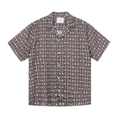 Marškiniai Vyrams Les Deux Ornament AOP Tencel laisvalaikio marškiniai LDM401056-215810 Daugiaspalvis
