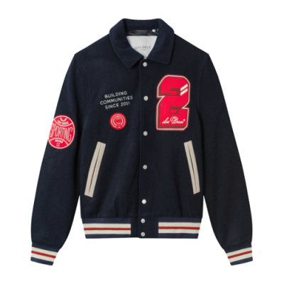 Striukės Vyrams Les Deux Varsity Wool 2.0 striukė LDM610087-460460 Mėlyna