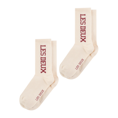 Kojinės Dovanų Idėjos Iki 25eur Les Deux Socks Vertigo Rib kojinės (2 poros) LDM950010-215807 Rusvai Gelsvas