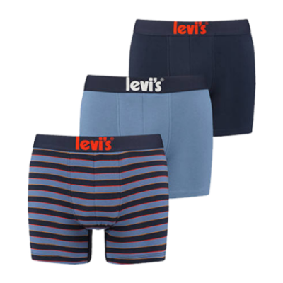 Apatiniai Vyrams Levi's Giftbox trumpikės (3vnt) 37149-0760 Mėlyna