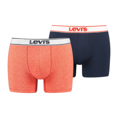 Apatiniai Vyrams Levi's Tencel trumpikės (2vnt) 37149-0769 Mėlyna Oranžinė