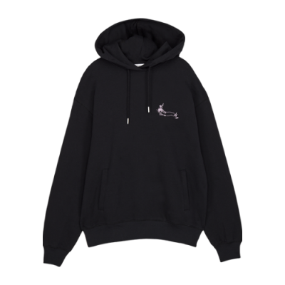 Džemperiai Makia Makia x Moomin Wmns Fillyjonk Hoodie džemperis W40024-999 Juoda