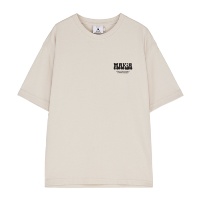 Marškinėliai Makia Makia x Moomin Wmns Groke laisvalaikio marškinėliai W21052-011 Rusvai Gelsvas