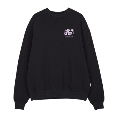 Džemperiai Makia Makia x Moomin Wmns Meadow Crewneck džemperis W41062-999 Juoda