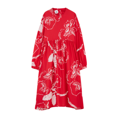 Suknelės Makia Makia x Moomin Wmns Rose suknelė W75051-442 Raudona