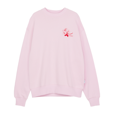 Džemperiai Makia Makia x Moomin Wmns Rose Crewneck džemperis W41061-411 Rožinis