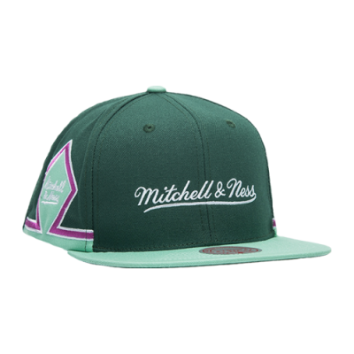 Kepurės Kolekcijos Mitchell & Ness Branded Diamond Snapback kepurė 5157-MNNYYPPP-GREN Žalias