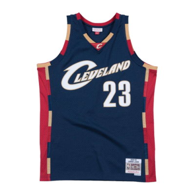 Marškinėliai Kolekcijos Mitchell & Ness NBA Cleveland Cavaliers Lebron James 2008-09 Alternate Swingman Tank krepšinio marškinėliai 18156-CCA-NAVY08 Mėlyna