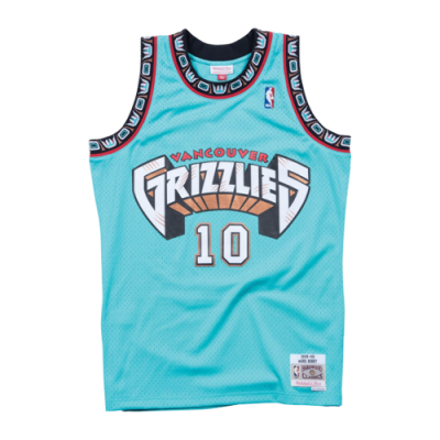 Marškinėliai Mitchell & Ness Mitchell & Ness NBA Vancouver Grizzlies Mike Bibby 1998-99 Road Tank krepšinio marškinėliai 18219-VGR-TEAL98 Žydra