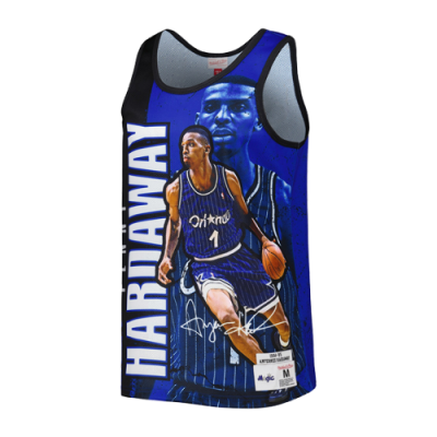 Marškinėliai Mitchell & Ness Mitchell & Ness Penny Hardaway Blue Orlando Magic 1994-95 Hardwood Classics Player Burst Tank krepšinio marškinėliai 5010-OMAYYPHA-BLUE Mėlyna