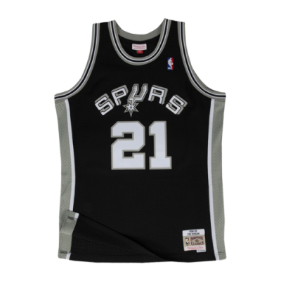 Marškinėliai Mitchell & Ness Mitchell & Ness NBA San Antonio Spurs Tim Duncan 1998-99 Road Swingman Tank krepšinio marškinėliai 18208-SAS-BLCK98 Juoda