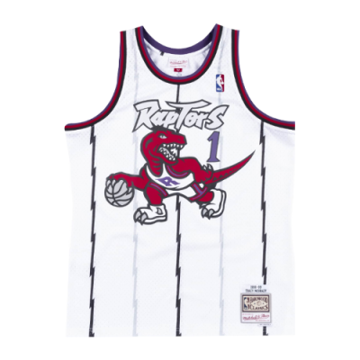 Marškinėliai Mitchell & Ness Mitchell & Ness NBA Toronto Raptors Tracy McGrady 1998-99 Swingman Tank krepšinio marškinėliai 18106-TRA-WHIT98 Balta