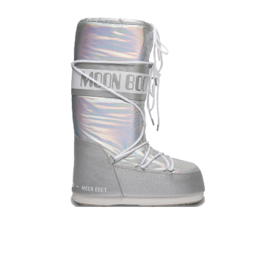 Sezoniniai Batai Moon Boot Moon Boot Unisex  Icon Metallic-Silver Boots 14027500-003 Pilka