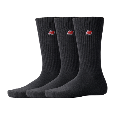 Kojinės Moterims New Balance Patch Logo Crew kojinės (3 Pack) LAS33763-GR Pilka