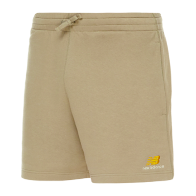 Šortai Moterims New Balance Essentials Unisex šortai US21500-TCO Rusvai Gelsvas
