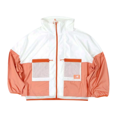 Striukės Moterims New Balance Wmns All Terrain Boxy plona striukė WJ21502-SST Balta Daugiaspalvis
