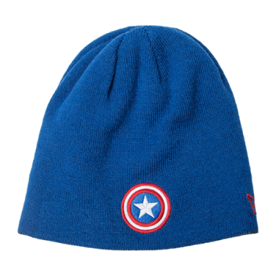 Kepurės Moterims New Era Reverse Hero Captain America dvipusė kepurė NE80042714 Juoda Mėlyna