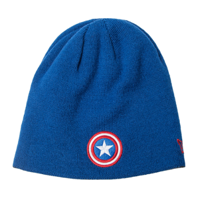 Kepurės Kepurės New Era Reverse Hero Captain America dvipusė kepurė NE80042714 Juoda Mėlyna