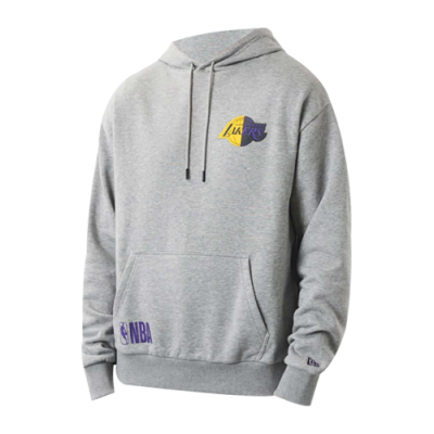 Džemperiai New Era New Era NBA Los Angeles Lakers Team Logo Hoodie džemperis 60284624 Pilka