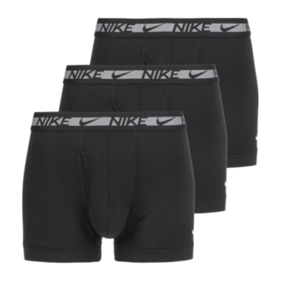 Apatiniai Vyrams Nike Dri-FIT Flex Micro trumpikės (3vnt) KE1029-UB1 Juoda