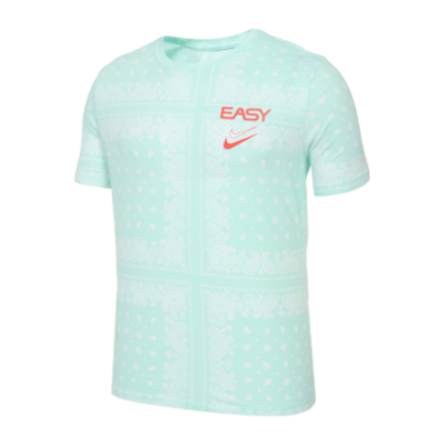 Marškinėliai Kolekcijos Nike Dri-FIT KD SS krepšinio marškinėliai DR7658-100 Žydra