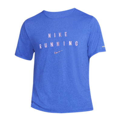 Marškinėliai Kolekcijos Nike Dri-FIT Miler Run Division SS bėgimo marškinėliai DA0444-480 Mėlyna
