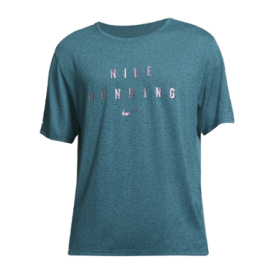 Marškinėliai Kolekcijos Nike Dri-FIT Miler Run Division SS bėgimo marškinėliai DA0444-393 Žalias