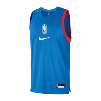 Marškinėliai Apranga Nike Dri-FIT NBA Team 31 Courtside Tank krepšinio marškinėliai DN4789-435 Mėlyna