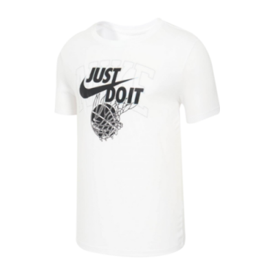 Marškinėliai Vyrams Nike Dri-FIT Just Do It SS krepšinio marškinėliai DR7639-100 Balta