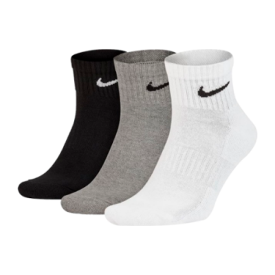 Kojinės Moterims Nike Everyday Cushioned Training Ankle kojinės (3 poros) SX7667-964 Daugiaspalvis