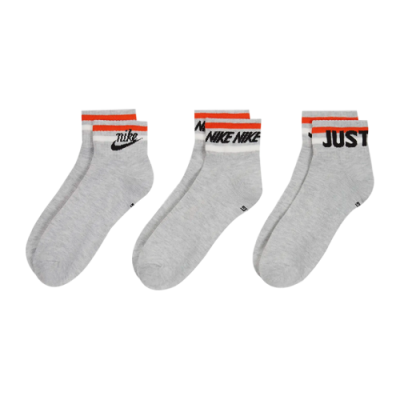 Kojinės Dovanų Idėjos Iki 25eur Nike Everyday Essential Socks (3 poros) DX5080-050 Pilka