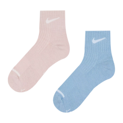 Kojinės Moterims Nike Everyday Essentials Cushioned Ankle kojinės (2 poros) DQ6397-904 Daugiaspalvis