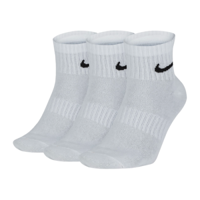 Kojinės Moterims Nike Everyday Lightweight Training Ankle kojinės (3 poros) SX7677-100 Balta
