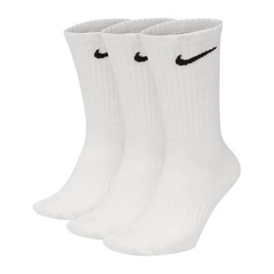 Kojinės Moterims Nike Everyday Lightweight Training Crew kojinės (3 poros ) SX7676-100 Balta