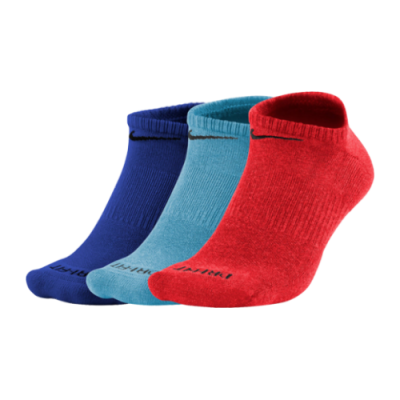 Kojinės Moterims Nike Everyday Plus Cushion Training No-Show kojinės (3 poros) SX6889-925 Daugiaspalvis