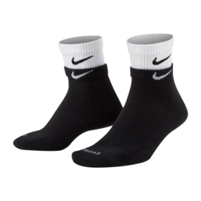 Kojinės Vyrams Nike Everyday Plus Cushioned Training Ankle kojinės DH4058-011 Juoda