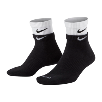 Kojinės Moterims Nike Everyday Plus Cushioned Training Ankle kojinės DH4058-011 Juoda