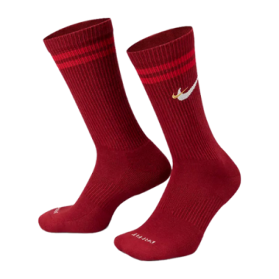 Kojinės Moterims Nike Everyday Plus Force Cushioned Crew kojinės DQ9165-677 Raudona