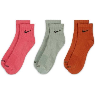 Kojinės Nike Nike Everyday Plus Lightweight Training Ankle kojinės (3 poros) SX6893-923 Daugiaspalvis