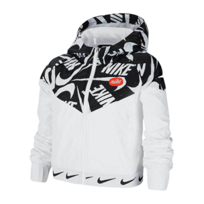 Striukės Vaikams Nike Sportswear Windrunner vaikiška plona striukė CJ7426-104 Juoda