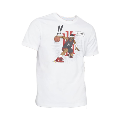 Marškinėliai Kolekcijos Nike Kyrie Logo SS laisvalaikio marškinėliai DD0779-100 Balta