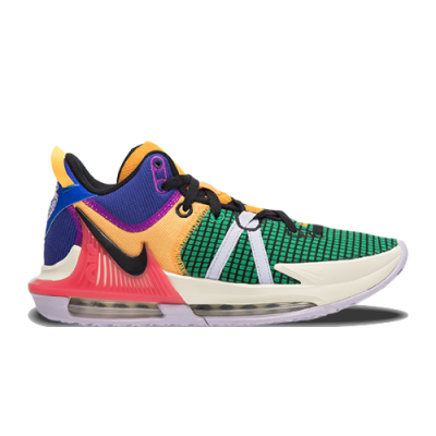 Krepšinio Batai Kolekcijos Nike LeBron Witness VII DM1123-501 Žalias Daugiaspalvis