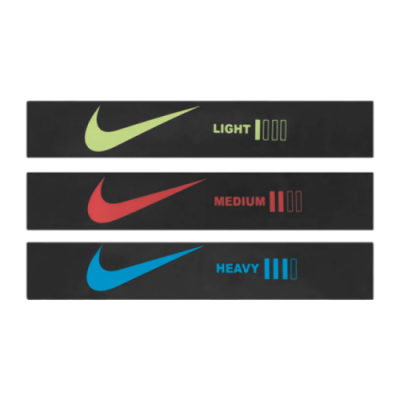 Raiščiai Vyrams Nike Mini Resistance elastinės juostos (3 vnt) N1006723-013 Juoda