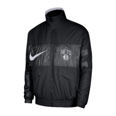 Striukės Vyrams Nike NBA Brooklyn Nets Courtside plona striukė DR9197-010 Juoda