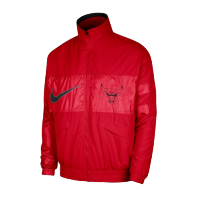 Striukės Nike Nike NBA Chicago Bulls Courtside plona striukė DR9201-657 Raudona