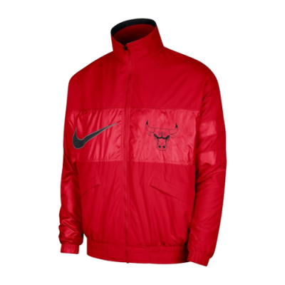 Striukės Vyrams Nike NBA Chicago Bulls Courtside plona striukė DR9201-657 Raudona