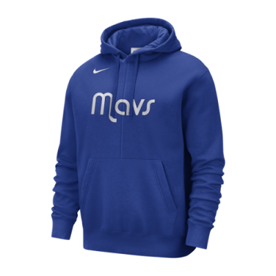 Džemperiai Nike Nike NBA Dallas Mavericks Courtside Fleece Pullover Hoodie džemperis DR9324-480 Mėlyna