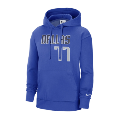 Džemperiai Nike Nike NBA Dallas Mavericks Luka Doncic Essential Fleece Pullover Hoodie džemperis DB1210-481 Mėlyna